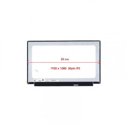 Матрица для ноутбука 15,6” B156HAN02.2 1920х1080 FHD/ slim/ Glare/ LED/ 30 pin/ IPS/ 35см без креплений 