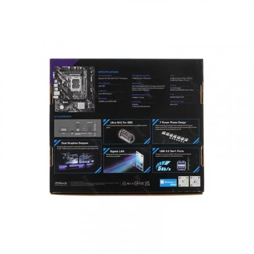Материнская плата ASROCK H610M-HVS/M.2 R2.0 