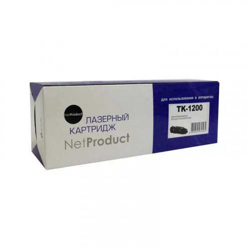 Тонер-картридж Kyocera TK-1200 черный NetProduct 
