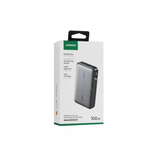 Портативная батарея Ugreen PB720 (25188) 20000мАч серая 