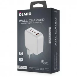 Сетевое зарядное устройство OLMIO 100W 044550                                                                                                                                                                                                             