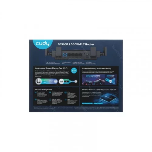 WI-FI роутер CUDY WR3600H (BE3600) 