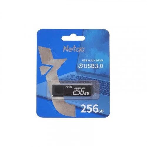 Память USB3.0 Flash Drive 256Gb Netac U351 BLACK [NT03U351N-256G-30BK] 