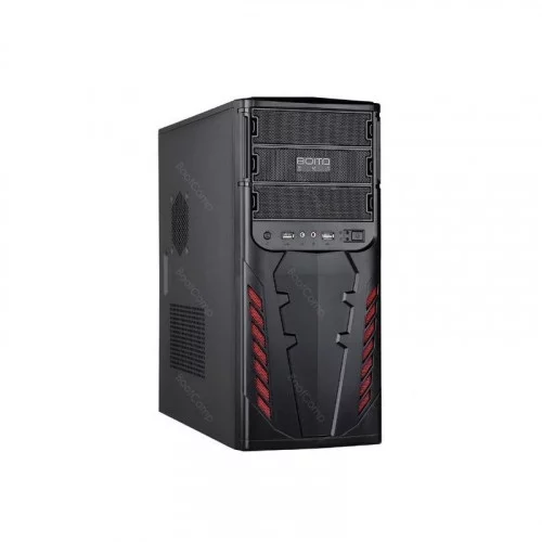 Корпус GoldenField 1076B black 450W 