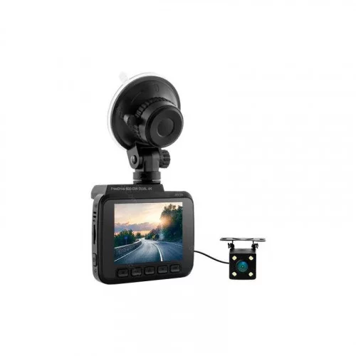 Видеорегистратор Digma FreeDrive 600-GW DUAL 4K черный 