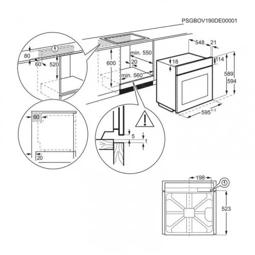 Духовой шкаф электрический Electrolux EOE 7P12Z 