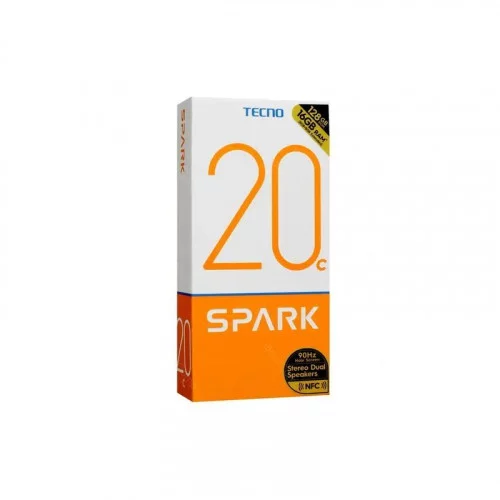 Смартфон Tecno SPARK 20C LTE 6.56” Белый (BG7n) 128 Гб/8 Гб 