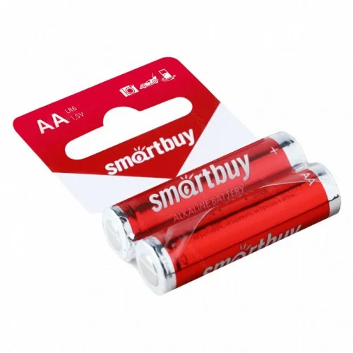 Батарейки Smartbuy LR6/2SB (60/600) (SBBA-2A02SB) 