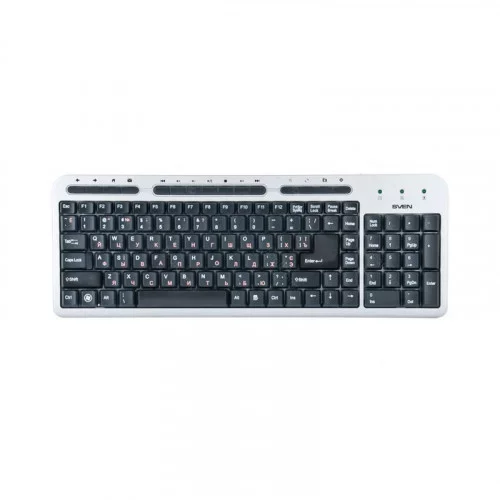Клавиатура SVEN Standart 309M USB silver 