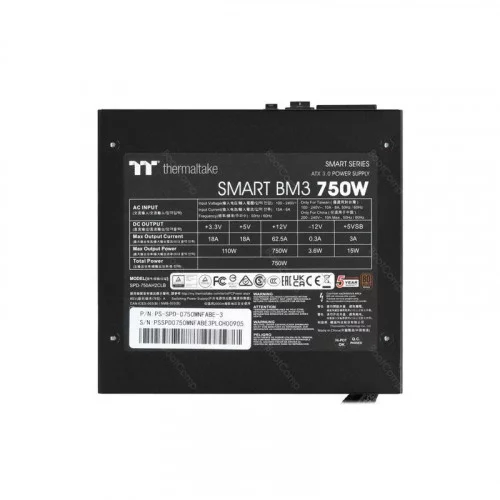 Блок питания Thermaltake 750W BM3 PS-SPD-0750MNFABE-3 