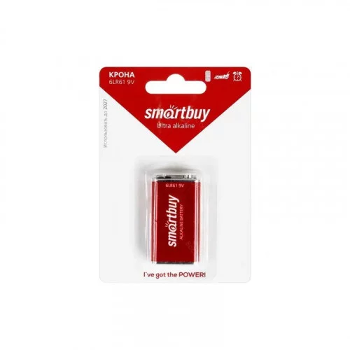 Батарейка Smartbuy SBBA-9V01B 