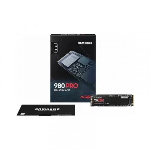 Диск SSD M.2 PCI-E 1000Gb (1TB) SAMSUNG 980 PRO (MZ-V8P1T0BW) 