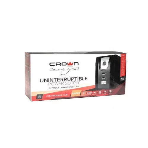 ИБП CROWN CMU-2000XIEC USB - 2000 ВА|1200 Вт 