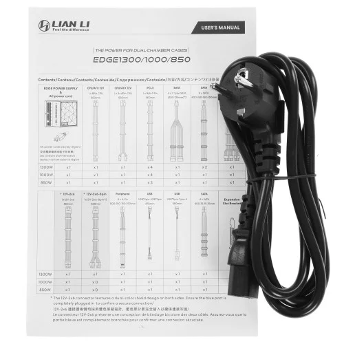 Блок питания LIAN LI EDGE 850W [G9P.EG0850.BE00.RU] черный 