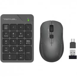 Комплект беспроводной клавиатура+мышь A4Tech Fstyler FG1600C Air серый/черный                                                                                                                                                                             