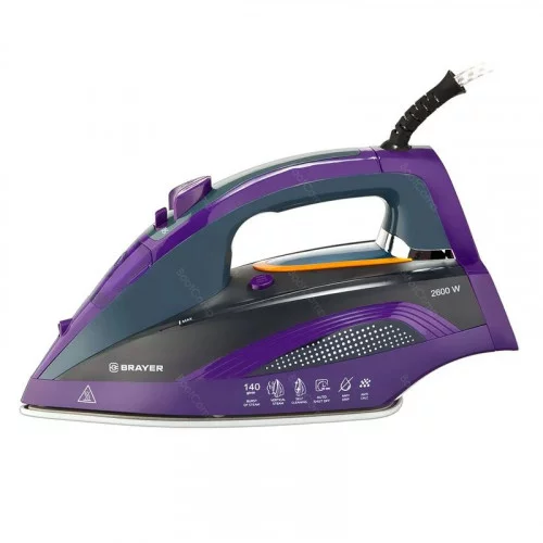 Утюг Brayer BR4001 черный/фиолетовый 