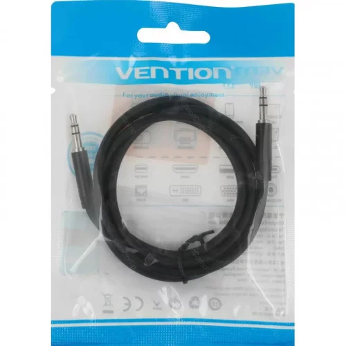 Кабель аудио Vention BAKBF (3.5mm Jack M - 3.5mm Jack M) 1м черный 