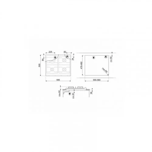 Варочная поверхность SMEG SR964XGH 