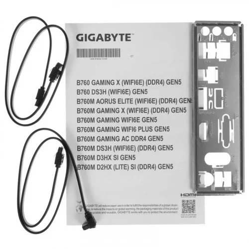 Материнская плата GIGABYTE B760M GAMING AC DDR4 GEN5 