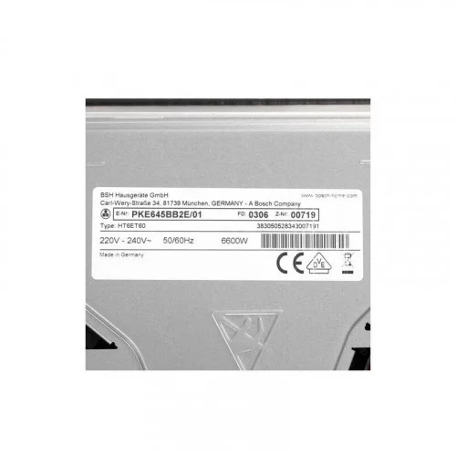 Поверхность электрическая Bosch PKE645BB2E 