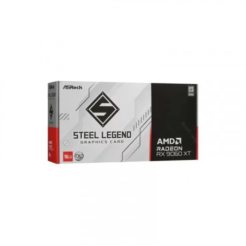 Видеокарта ASRock AMD Radeon RX 9060 XT Steel Legend OC (RX9060XT SL 16GO) 