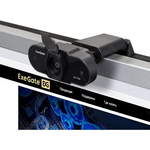 Веб-камера ExeGate BlackView C525 HD Tripod EX287386RUS 
