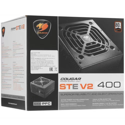 Блок питания Cougar STE 400W V2 [CGR ST-400] черный 