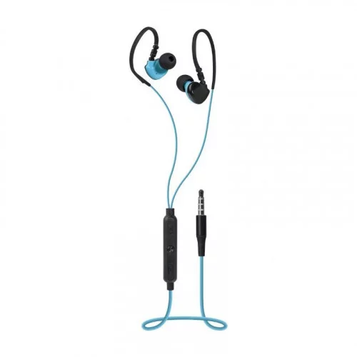Гарнитура для смартфонов Defender OutFit W770 черный+голубой 