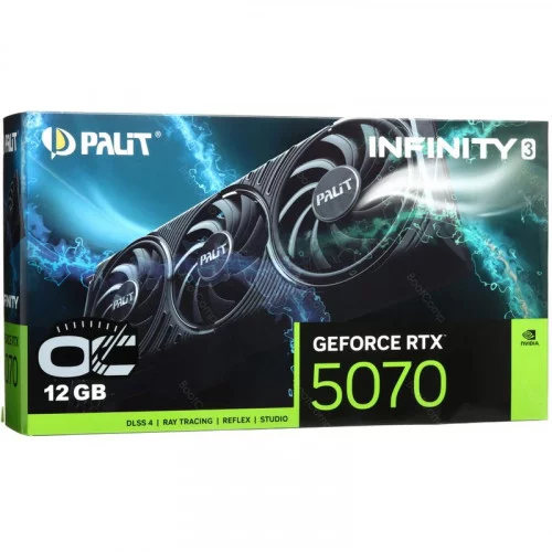 Видеокарта Palit GeForce RTX 5070 Infinity 3 OC (NE75070S19K9-GB2050S) 