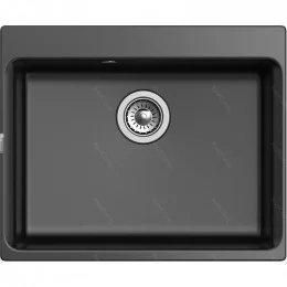 Мойка RIVELATO AXEL 60 1-чаша 630*520мм nero арт.Х-60 nero                                                                                                                                                                                                