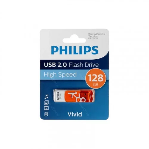 USB Flash Drive128GB PHILIPS (VIVID2.0) FM12FD05B/97 