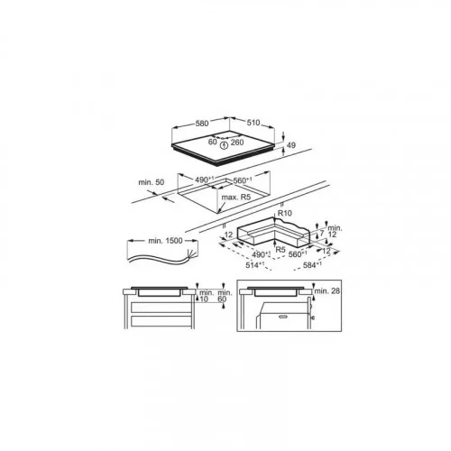 Поверхность индукционная Electrolux EIS62453IZ 