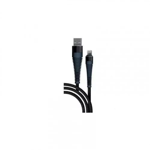 Кабель USB 2.0 AM / Lightning 3A Fishbone 1.0м черный Borasco 