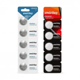 Батарейка Smartbuy CR2032/5B  (SBBL-2032-5B) литиевая                                                                                                                                                                                                     