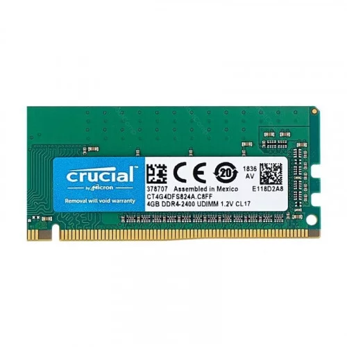 Оперативная память DDR4-2400 4GB Crucial (CT4G4DFS824A) 