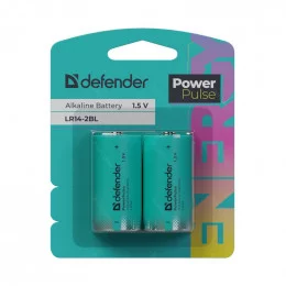 Батарейки Defender PowerPulse алкалиновая LR14-2BL C (BL-2)                                                                                                                                                                                               