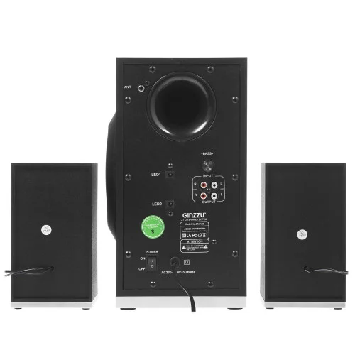 Колонки Ginzzu GM-420 черный 