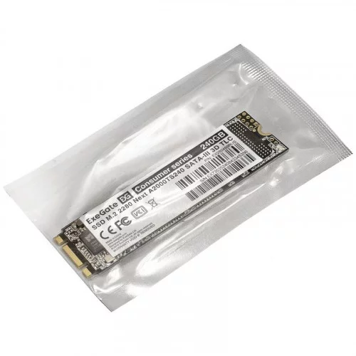Жесткий диск SSD M.2 240GB ExeGate Next A2000TS240 EX280469RUS 