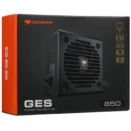 Блок питания Cougar GES 850 [31GK085.6433P] черный 