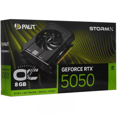 Видеокарта Palit GeForce RTX 5050 STORMX OC (NE65050T19P1-GB2070F) 