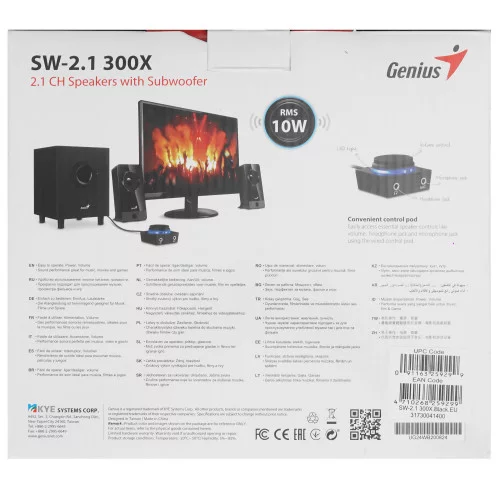 Колонки Genius SW-2.1 300X черный 