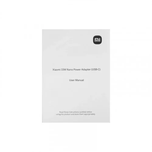 Сетевое зарядное устройство Xiaomi 33W GaN Nano Power Adapter (BHR087LEU) 