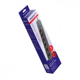 Сетевой фильтр Ippon BK-6-EU-5-16-B 5м (6 розеток) 3500 Вт черный                                                                                                                                                                                         