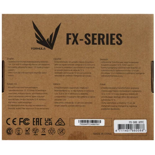 Блок питания Formula V Line FX-500 [ZH1140BN91R0-01] черный 
