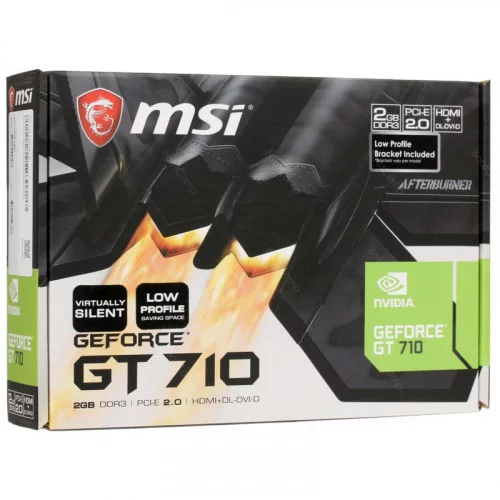 Видеокарта MSI GeForce GT 710 Silent LP (GT 710 2GD3H LP) 