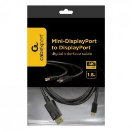 Кабель miniDisplayport - Displayport GEMBIRD (CCP-mDP2-6) 1.8 метра                                                                                                                                                                                       