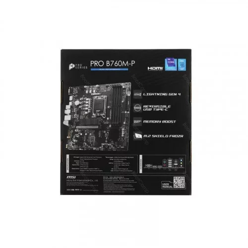Материнская плата MSI PRO B760M-P 