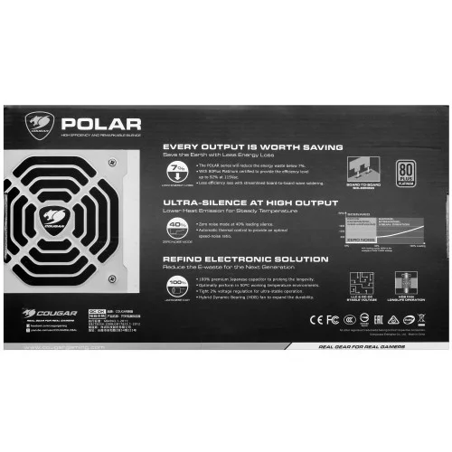 Блок питания Cougar POLAR 1200 [31PL120001P01] белый 