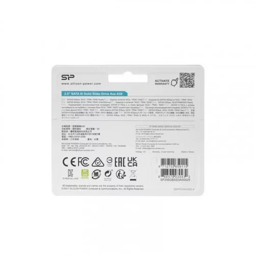 Диск SSD 2.5” 256Gb Silicon Power Ace A55 (SP256GBSS3A55S25) 