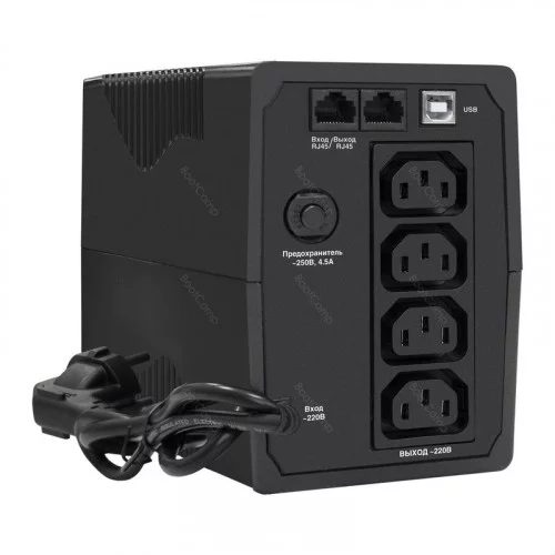 ИБП Exegate BNB-1000.LED.AVR.4C13.RJ.USB 1000VA/550W EX292784RUS 